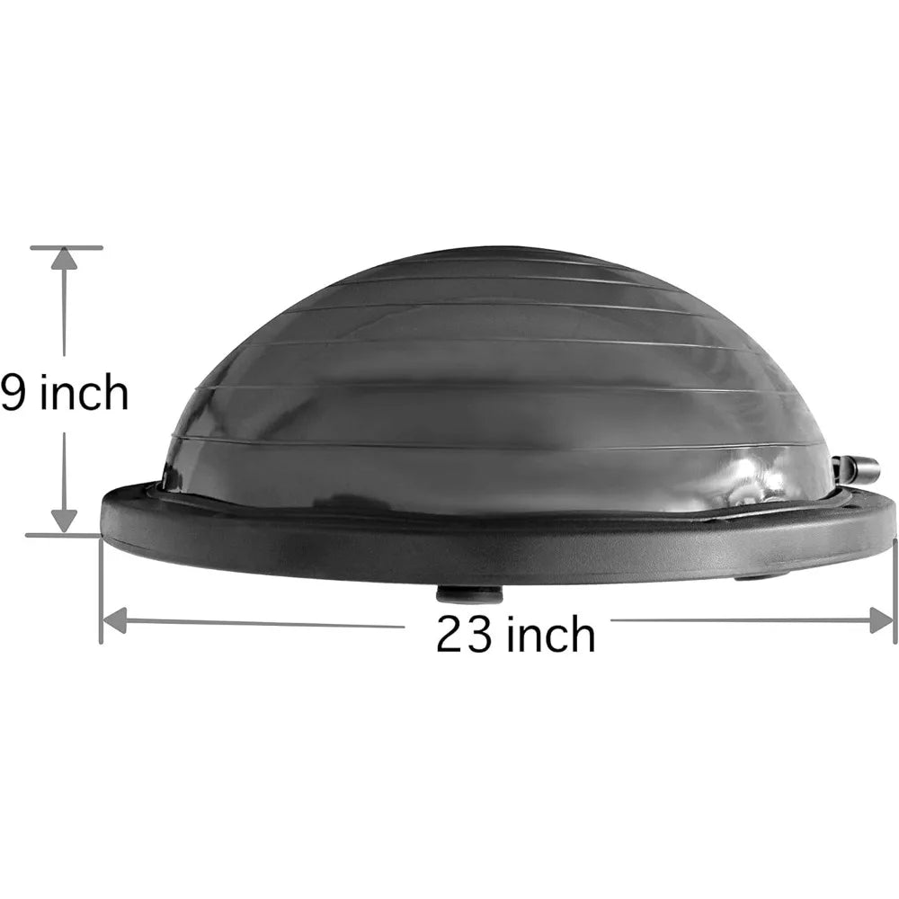 Nice Balance Ball Half Ball Balance Ball Exercise Workout Trainer/with Resistant Band Strength Fitness Yoga