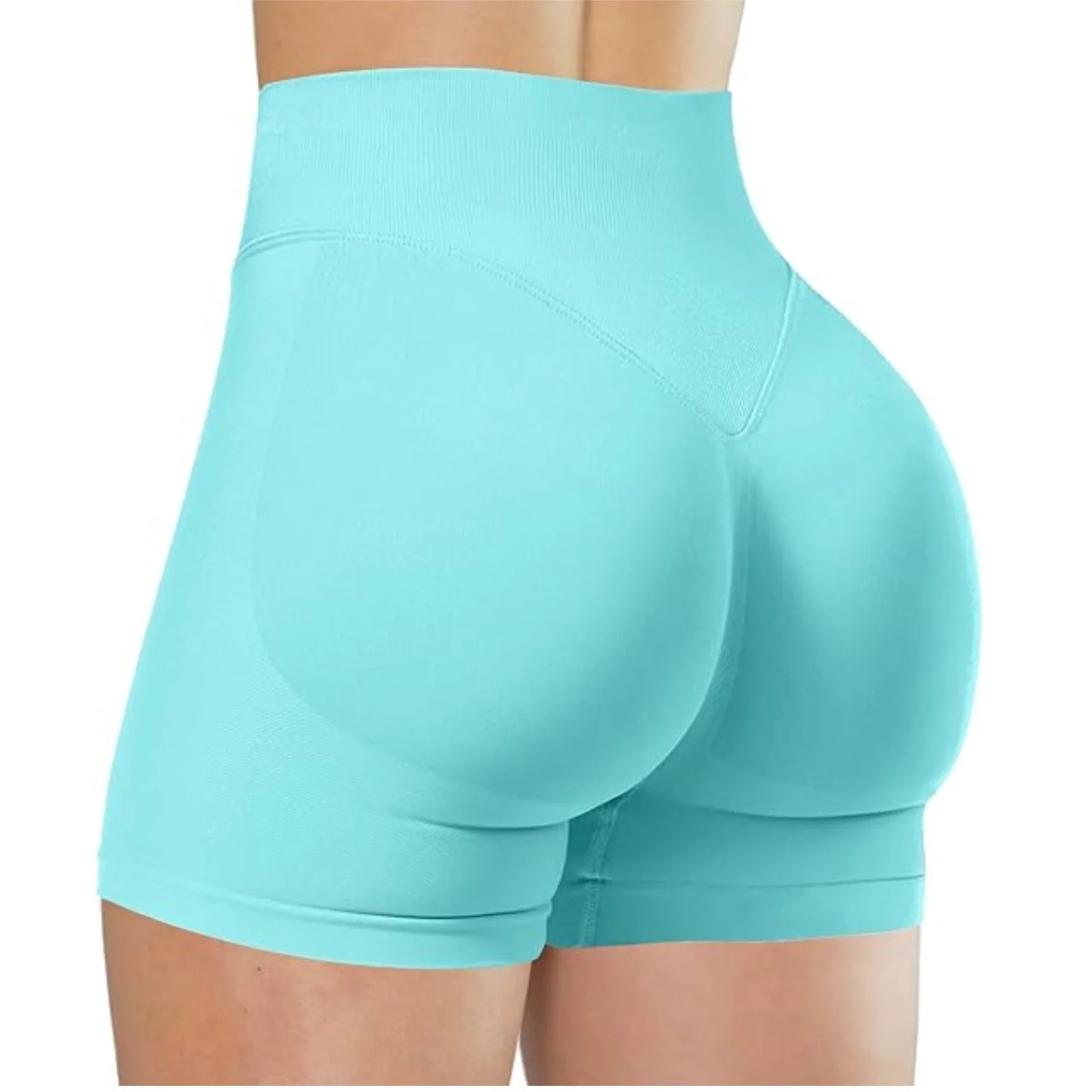 Summer High Waisted Yoga Shorts Fashionable/and Sexy Running Fitness Pants Solid Color Yoga Leggings