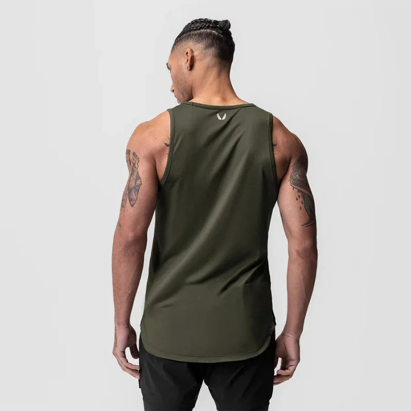 Men's Summer Casual Clothing Breathable Sport Basketball/Tank Top Gym Fitness Workouts Quick Dry Sleeveless Shirts Running Vest
