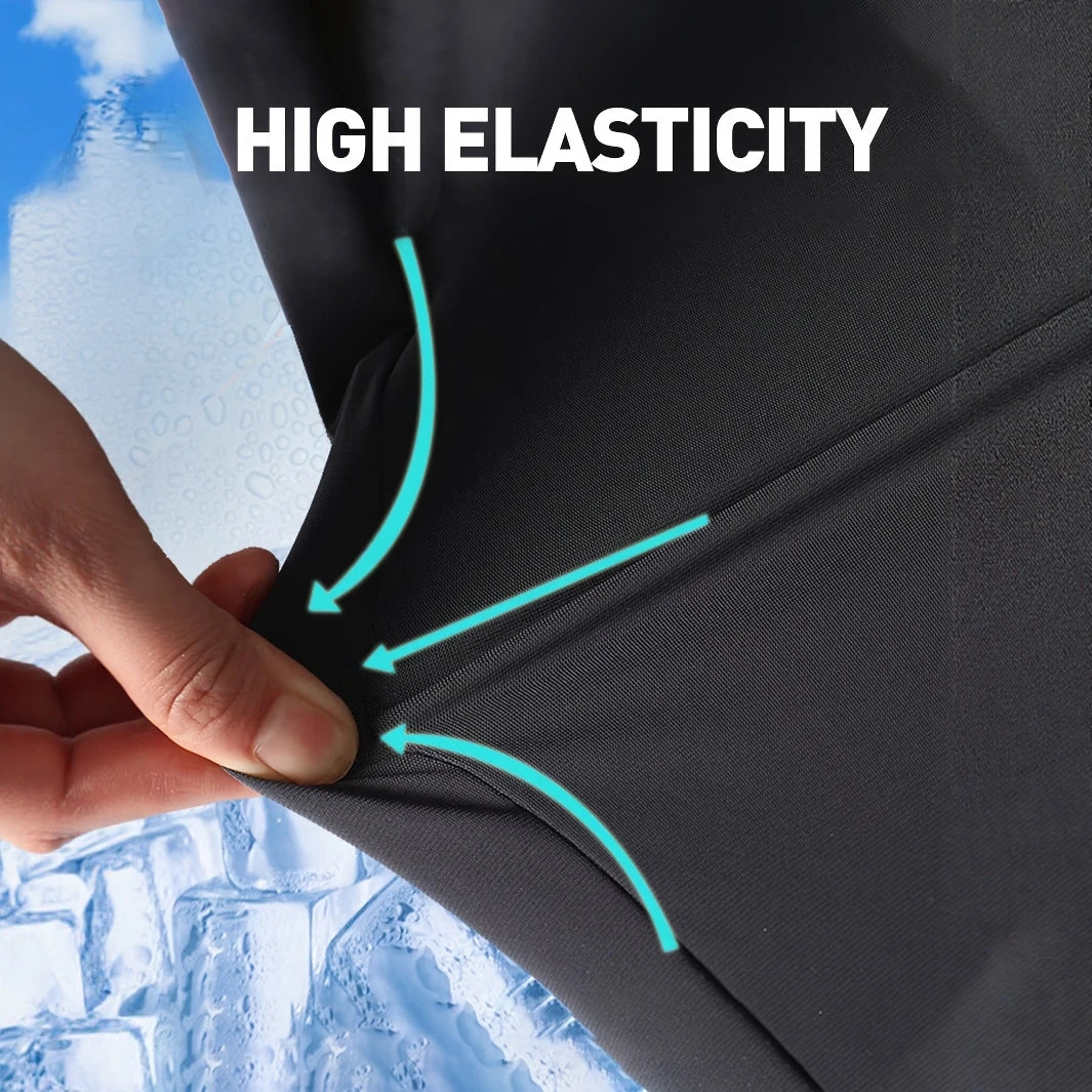 Men High Elasticity Summer Casual Shorts Drawstring Pockets/Breathable Nylon Lightweight Stretchy Athletic Wear
