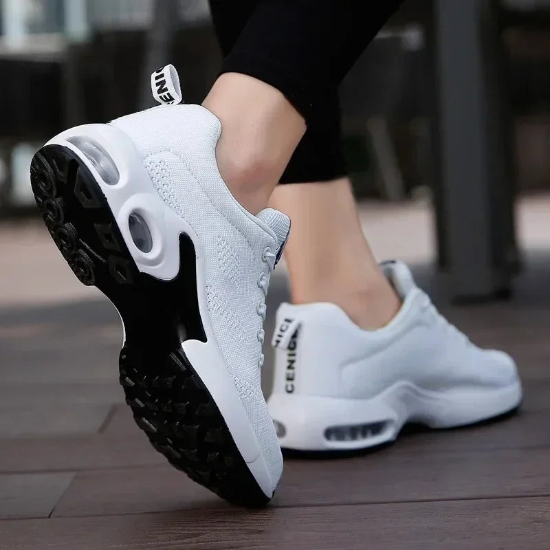Summer Women Sneakers Outdoor Running Air Cushion Sport Shoes/Increase Height Breathable Walk Shoes
