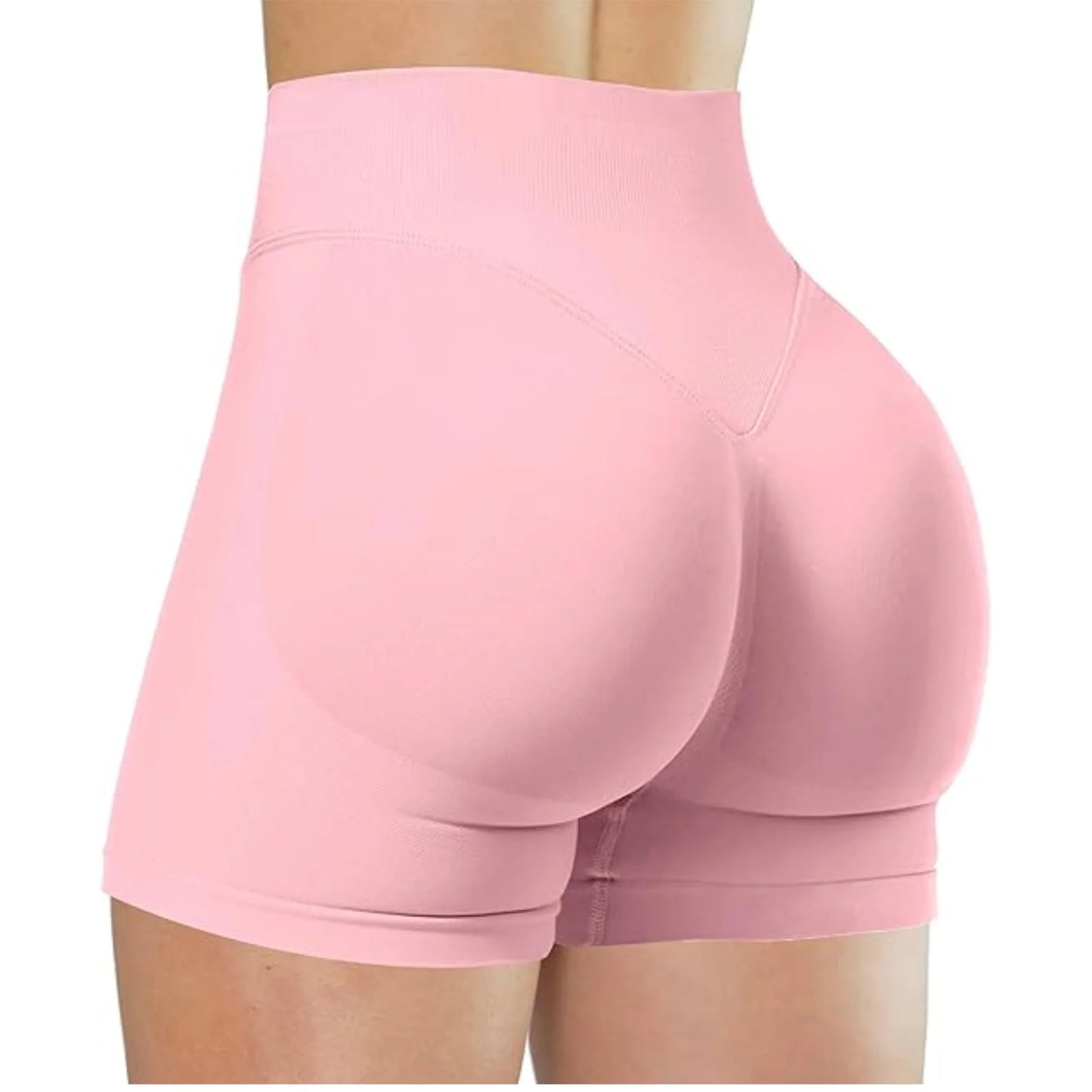 Summer High Waisted Yoga Shorts Fashionable/and Sexy Running Fitness Pants Solid Color Yoga Leggings