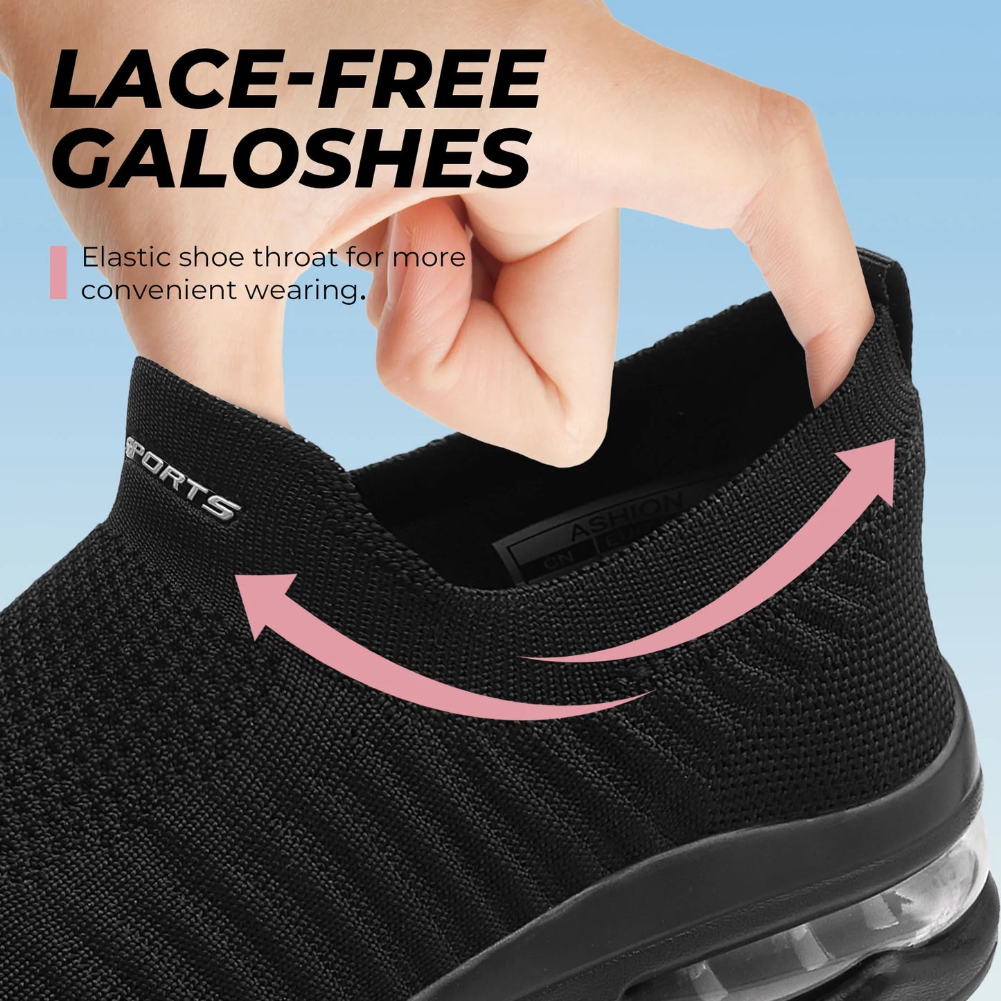 Women's Slip On Sneakers Women's Running Shoes/Lightweight Casual Sneakers for Gym Travel Work
