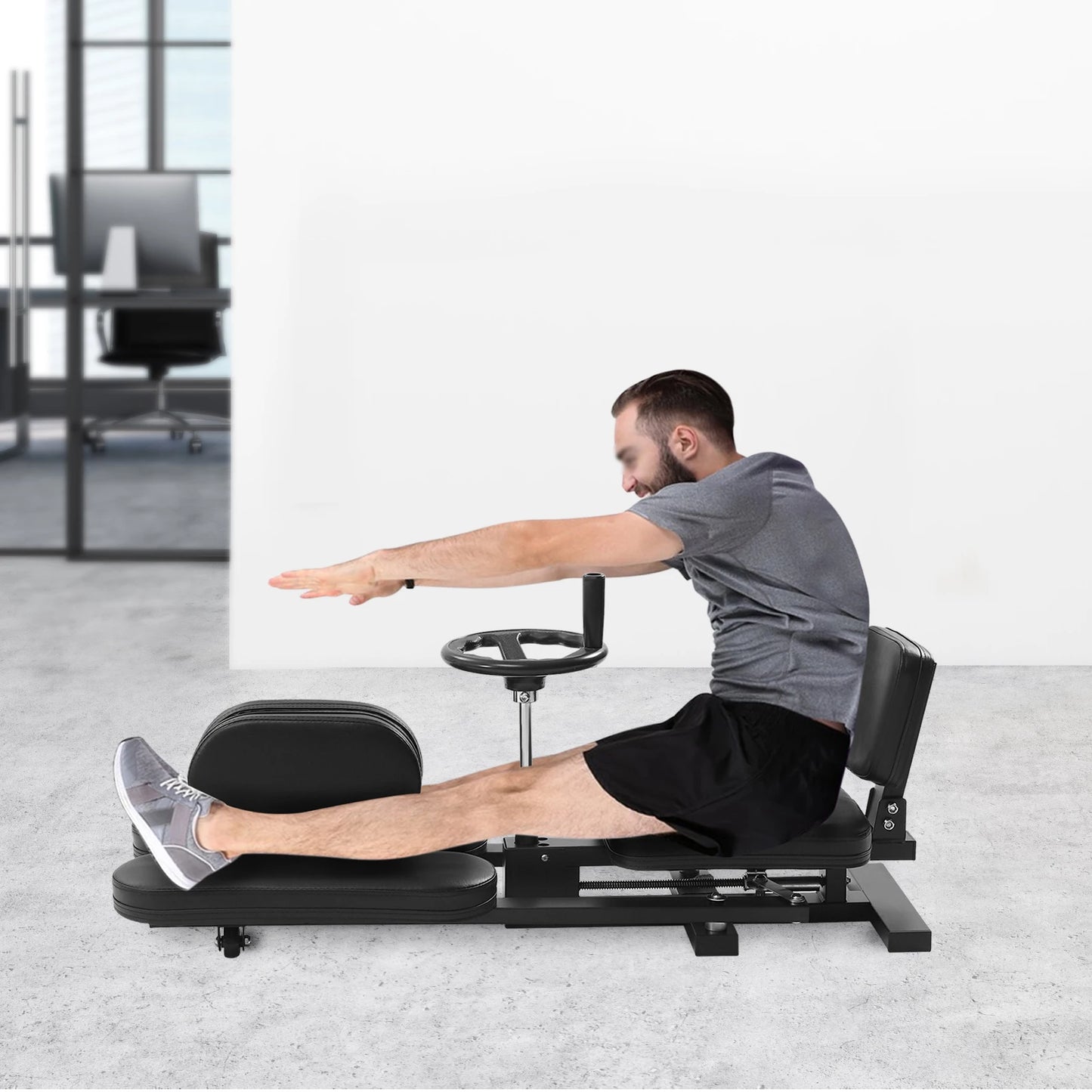 Leg Stretch Machine for Dancers, Heavy Duty Steel Frame Equipment Splits Machine/for Home Gym Split Machine Training Fitness