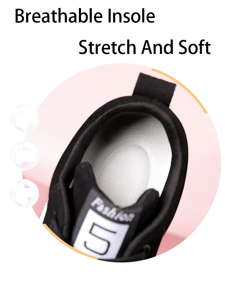 Women Air Cushion Sneaker Insole Increase Height/Brand Sport Shoes High Bottom Outdoor Daily Walking Shoes