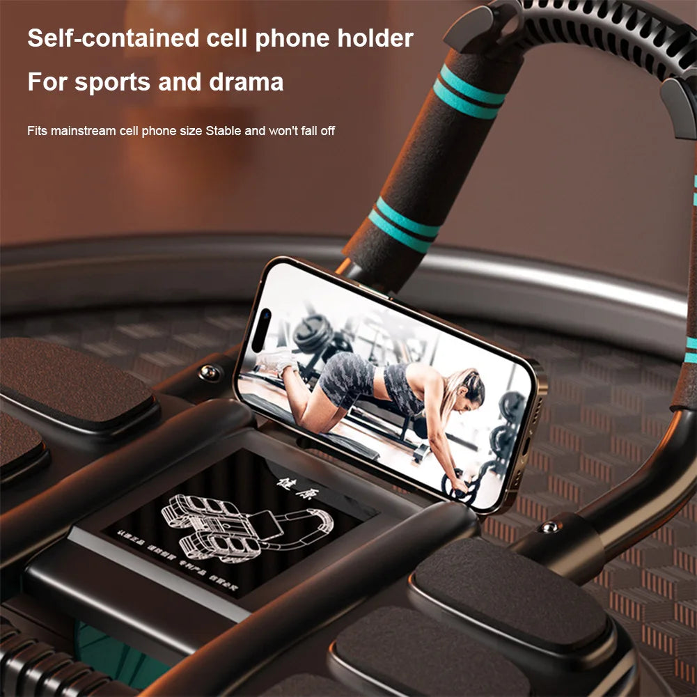Abdominal Exercise Wheel with 6 Elbow Support Outdoor Abdominal Rolling Wheel/Foul Wheel Ab Roller Wheel Home Exercise Equipment
