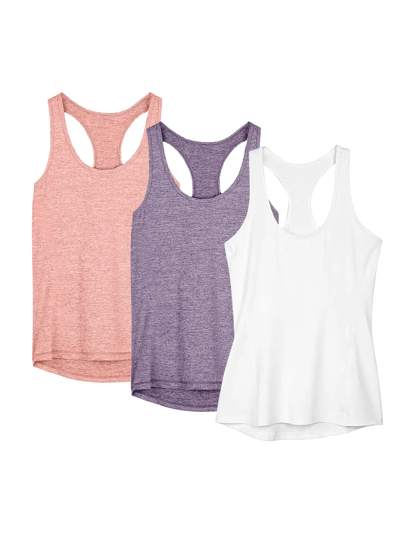 3 Pcs Women Sport tank Tops Loose Yoga Tops Quick Dry/Workout Sport Tops For Women Fitness Sport Yoga Shirt