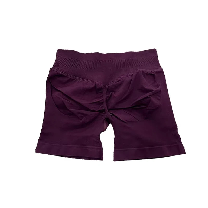 Impact Shorts with Logo Women Seamless Yoga Shorts/Scrunch Gym Shorts Workout Biker Short Fitness