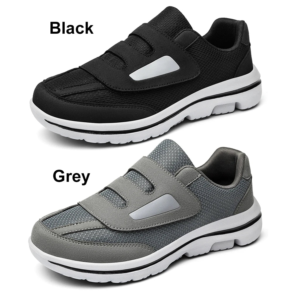 Diabetic Shoes Wide Walking Shoes with Adjustable Closure Lightweight/Edema Sneakers Non-Slip Hook and Loop Sneakers
