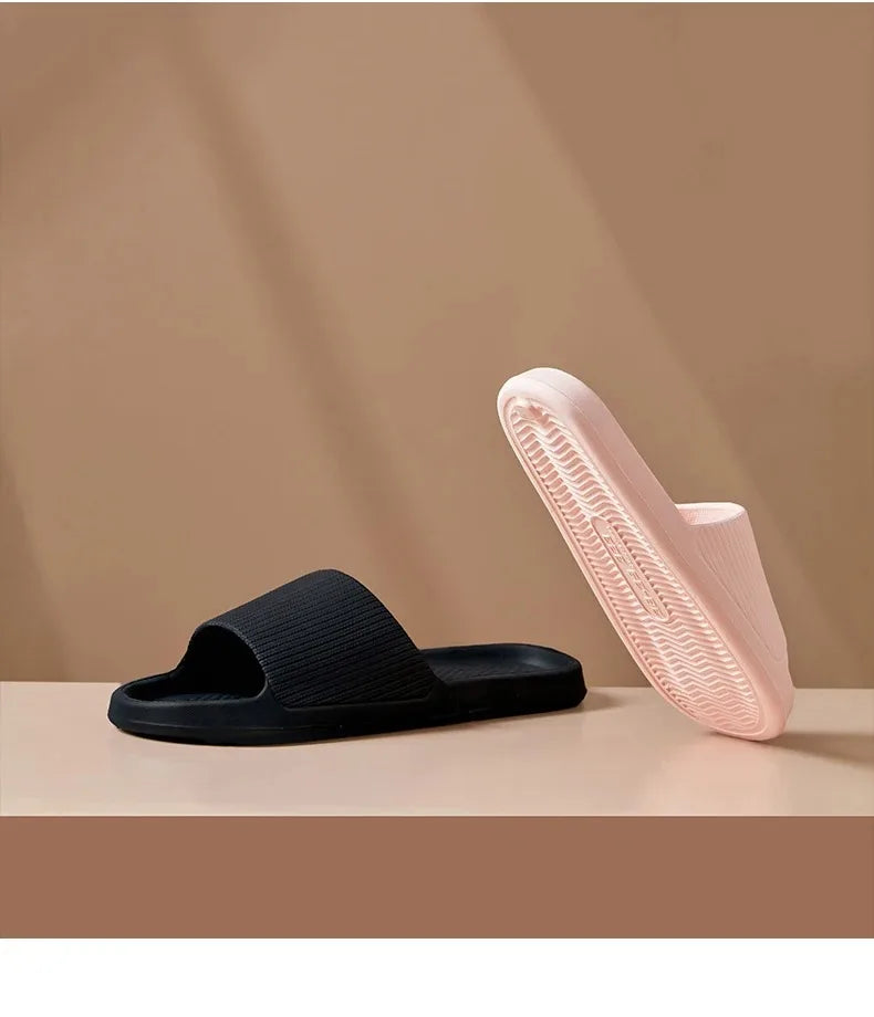 Soft Sole Massage Shower Shoes for Women Waterproof/Non-slip Home Leisure Fashion Bathroom Slippers