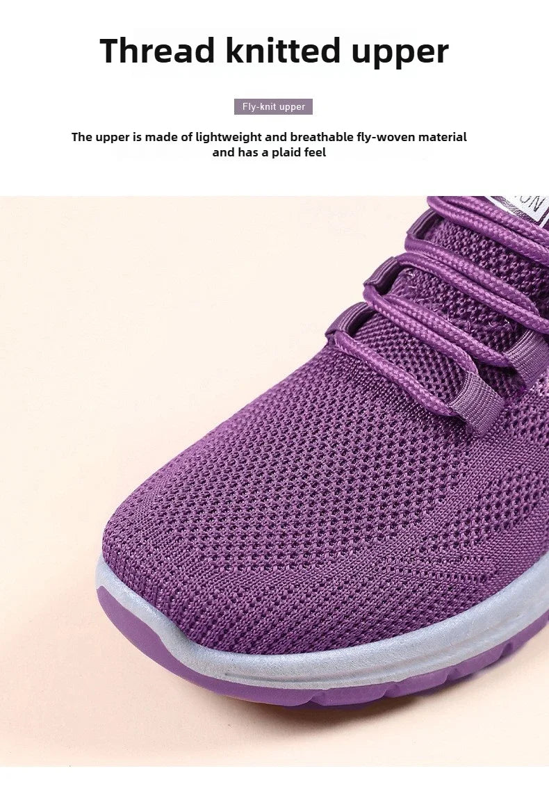 Spring Fashion Women's Shoes High quality Anti slip and Wear resistant/Sports Shoes Mesh Breathable Walking Shoes Designer