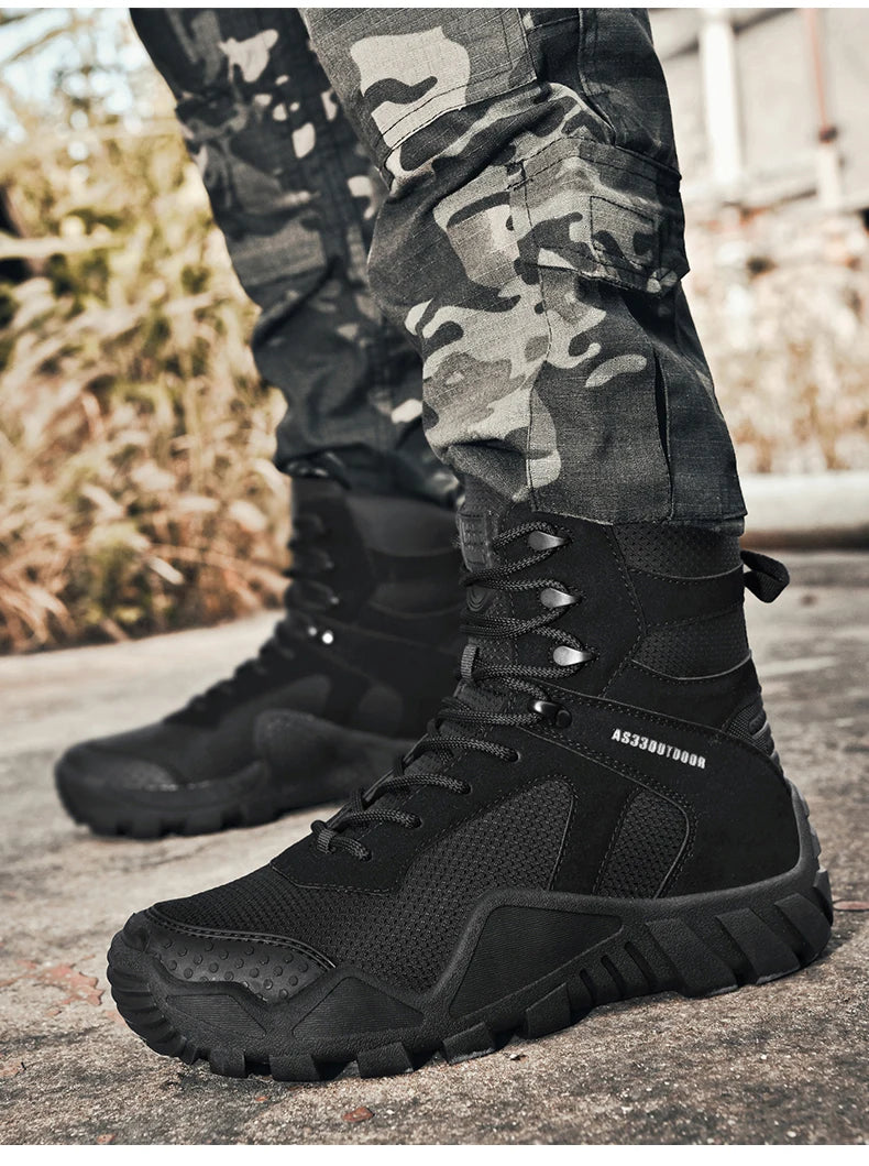 Men's waterproof hiking boots lightweight/outdoor work boots stylish and durable hiking boots