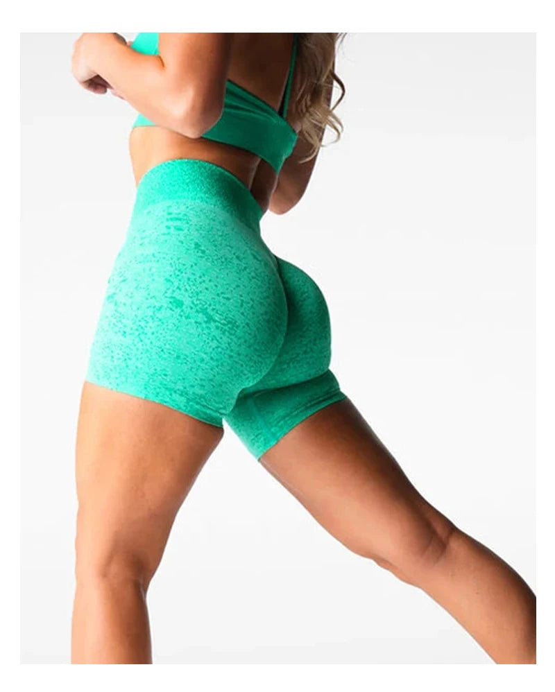 Newly listed price TKITK 2Pcs Seamless Shorts Women Soft Workout Tights/Fitness Spandex Yoga short Gym Wear