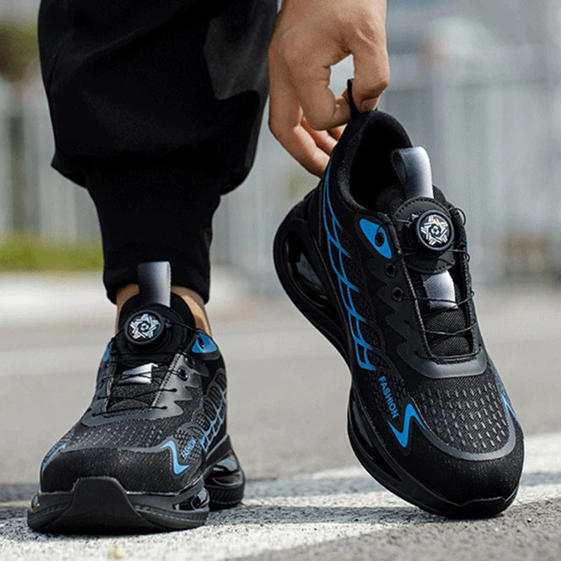 High-density Protective Shoes for men Anti Smashing/Anti Piercing Summer Lightweight Sneakers Work Safety shoes