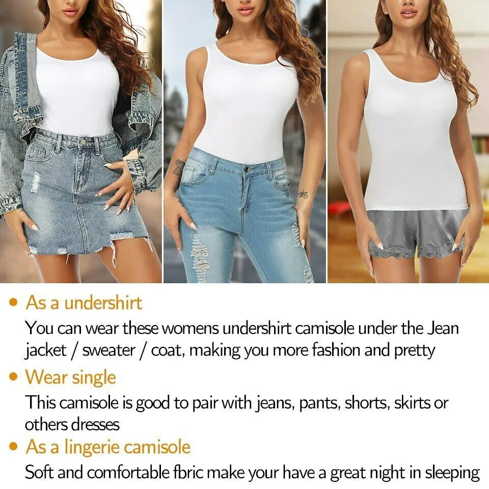 Fitness Workout Running Shirts Compression Shapewear/Tank Top for Women with Built in Bra Women's Padded Sports Bra