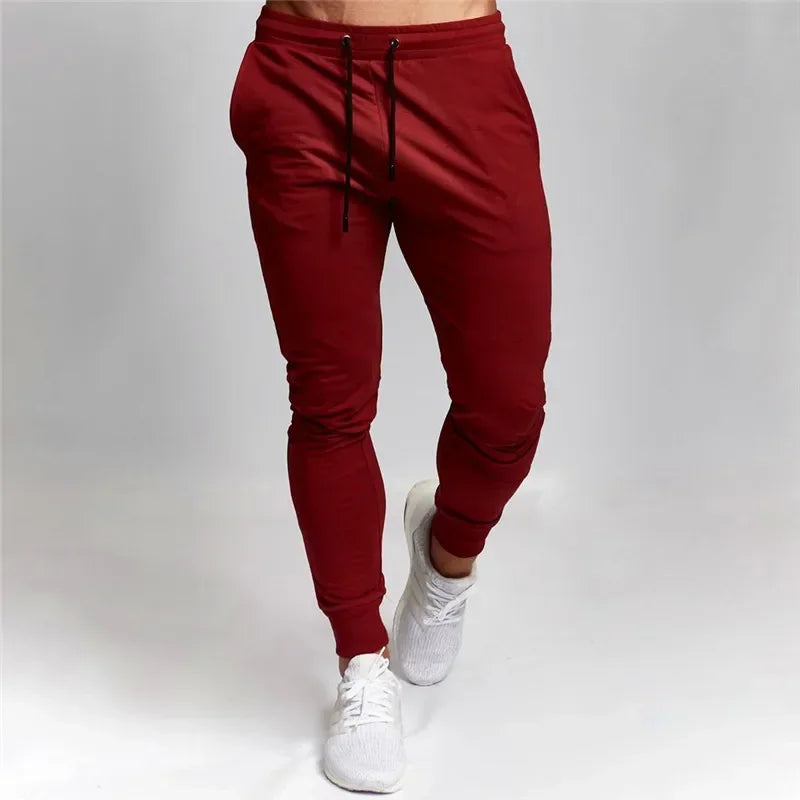 Casual Pants Men's Jogger Sweatpants Large Size Elastic Waist Sports/Casual Trousers Loose Fitness Clothes Spring Thin Pants
