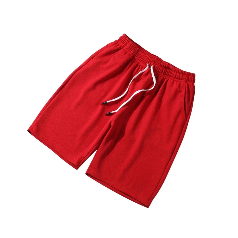 Summer Breathable Men Mesh Shorts Gym Bodybuilding Casual Loose Shorts/Joggers Outdoor Fitness Beach Shorts L-4XL