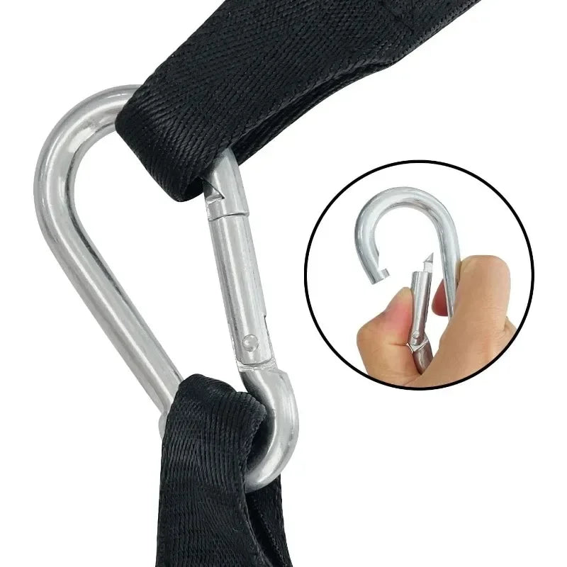 A Pair Heavy Duty AB Sling Straps Suspension Rip-Resistant Fitness/for Pull Up Bar Hanging Leg Raiser Gym Home Fitness Equipment