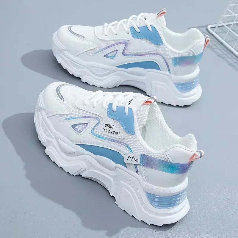 2025 Sneakers Women Platform Flat Shoes Woman Shoes/Casual Trainers Ladies Chunky Sneakers Women Shoes