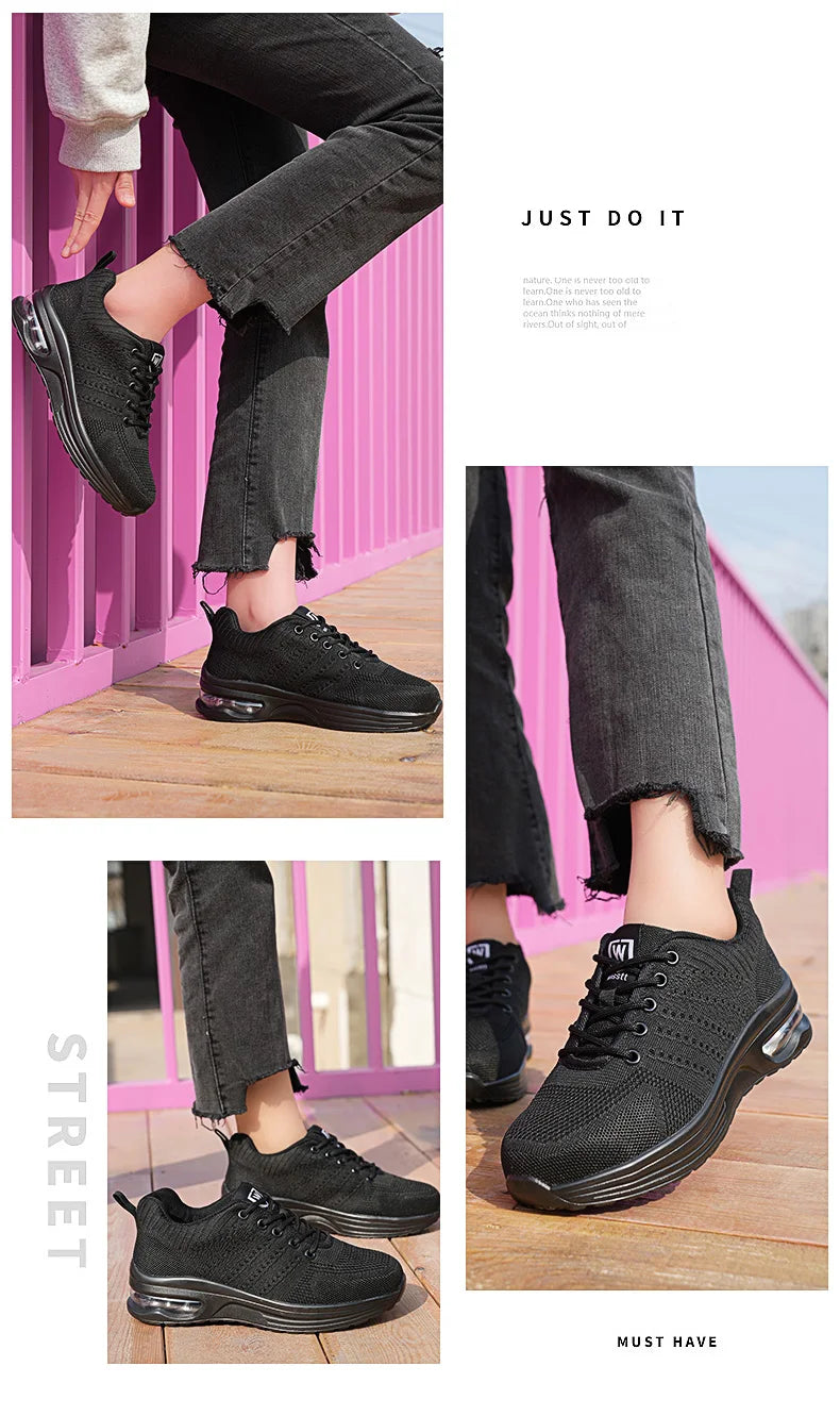 Four seasons women's puncture-proof/daily casual safety shoes