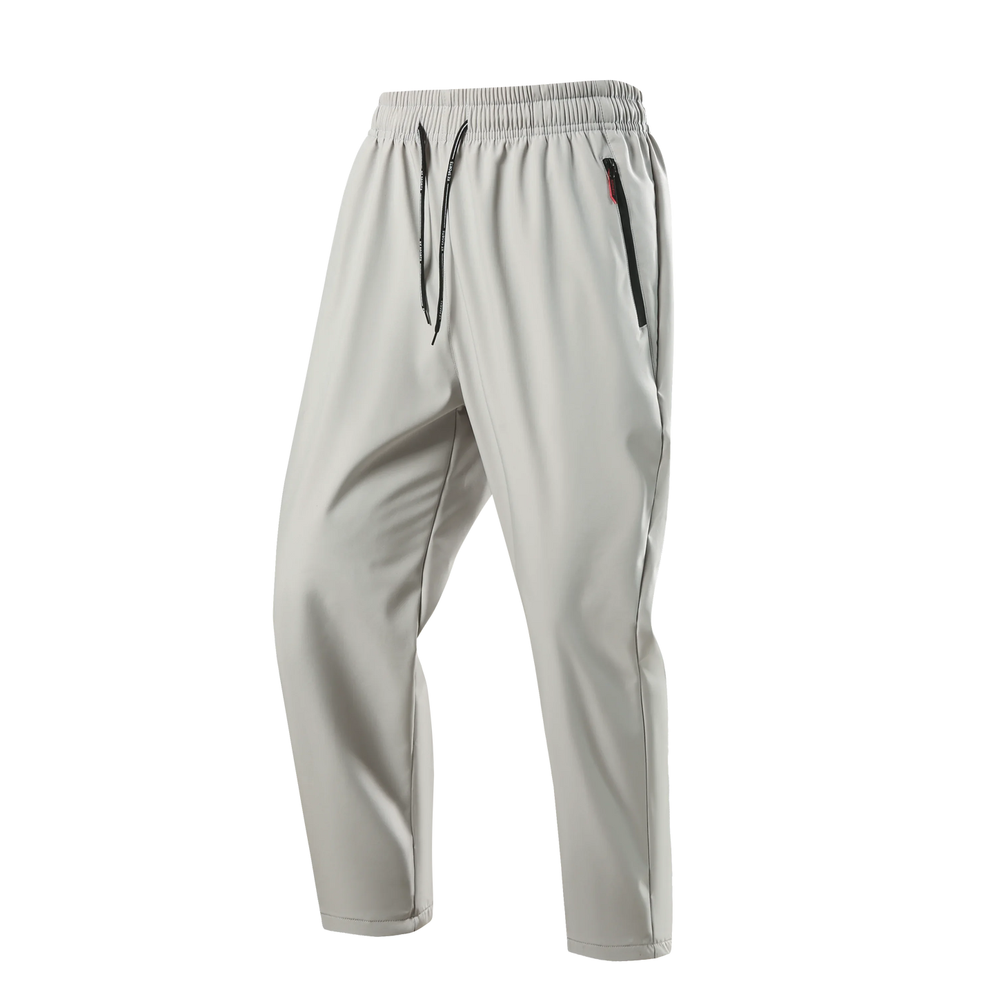 Men's casual pants elastic and form fitting elastic waist jogging/classic men's pants in blue black and grey