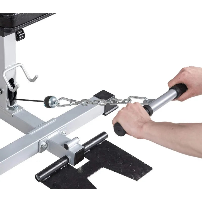 GDLF LAT Pull Down Machine Low Row Cable Fitness/Exercise Body Workout Strength Training Bar Machine