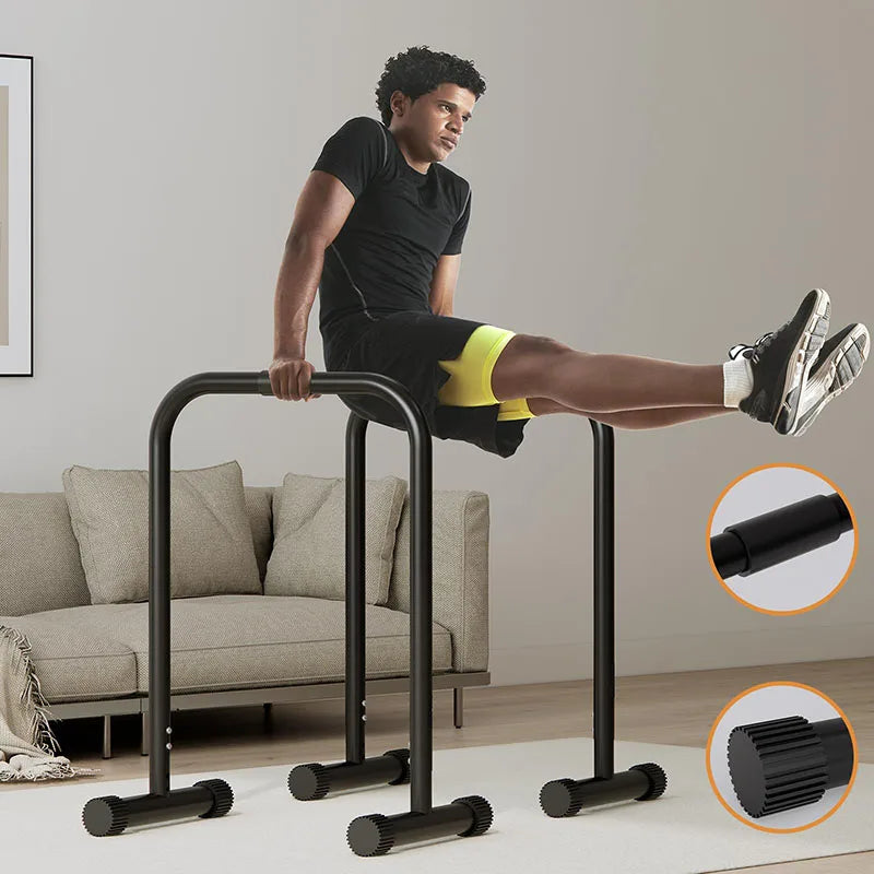 Adjustable Dip Bar, Dip Stand Station Functional Fitness Bar/Strength Training Functional Dip Bars for Home, Fitness Equipment