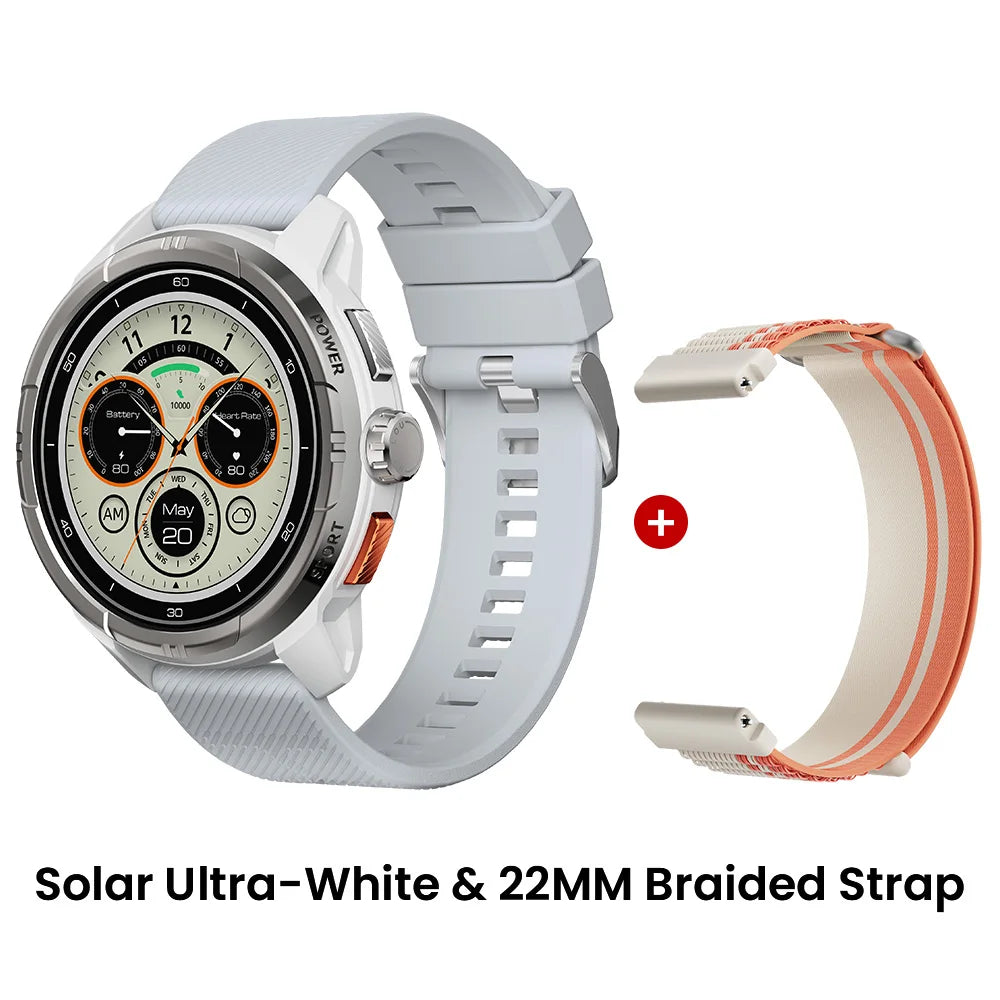 HAYLOU Solar Ultra GPS Smart Watch 1.6” AMOLED Display 60Hz Refresh Rate/Bluetooth Calls 5ATM Water Resistance Sports Smartwatch