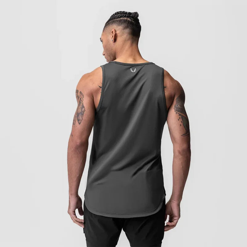Men's Summer Casual Clothing Breathable Sport Basketball/Tank Top Gym Fitness Workouts Quick Dry Sleeveless Shirts Running Vest