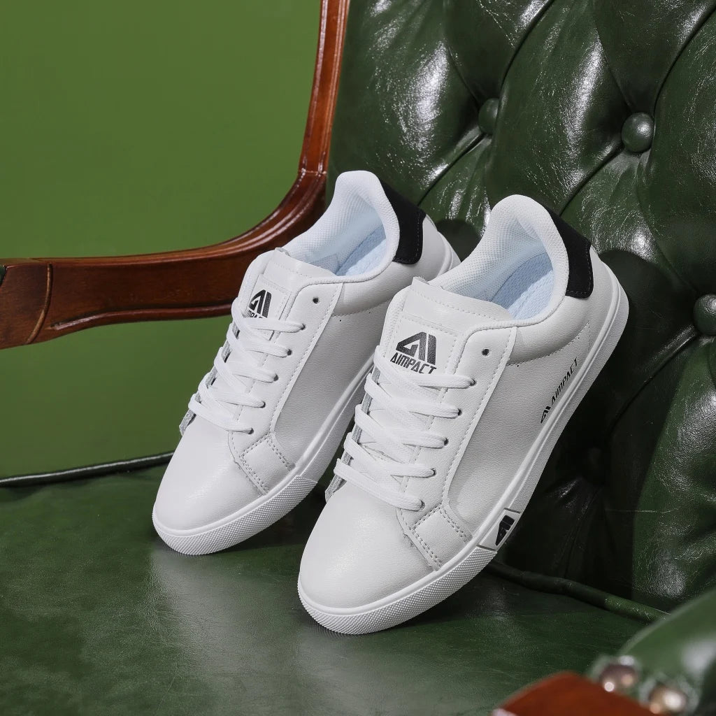 Women's High-Top Platform Sneakers w/Vulcanized Sole White Casual Sport Shoes/for A/W Seasons Streetwear & Daily Use Fashion