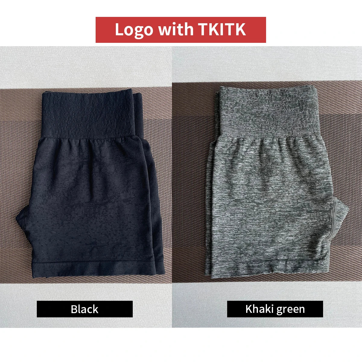 Newly listed price TKITK 2Pcs Seamless Shorts Women Soft Workout Tights/Fitness Spandex Yoga short Gym Wear