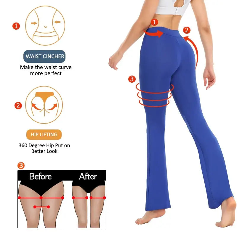 Women High Waist Push Up Leggings Fitness Flare Leggings/Workout Legging For Women Casual Jeggings Slimming Sport Pants