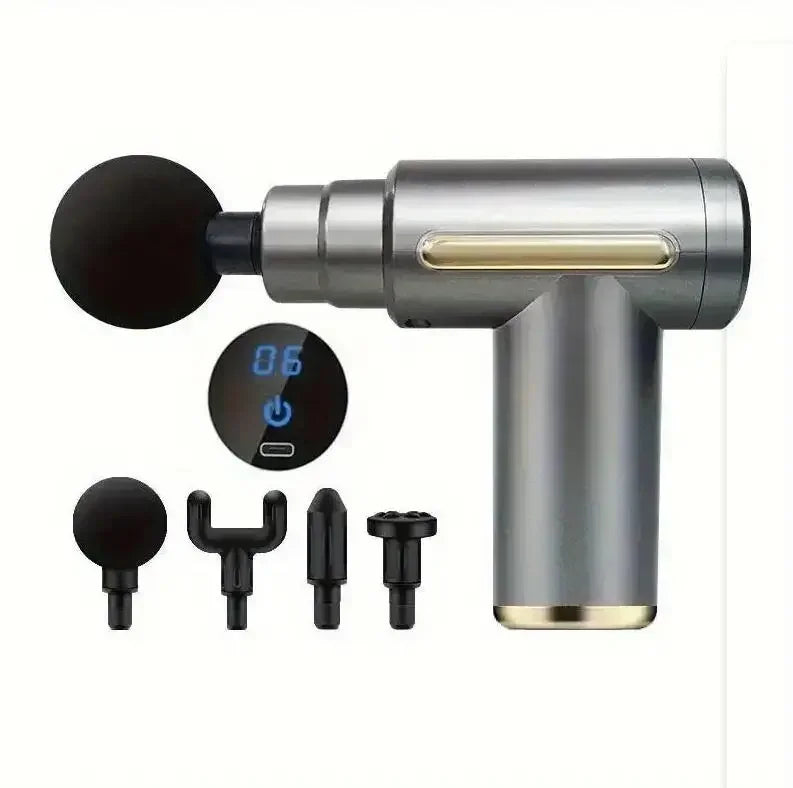 Percussion Mini Massage Gun Portable Handheld Massager/for Back Neck Shoulder Leg Muscle Pain Relief Daily Relaxation