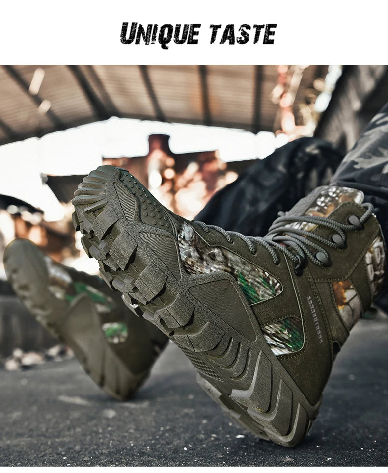 Men's waterproof hiking boots lightweight/outdoor work boots stylish and durable hiking boots