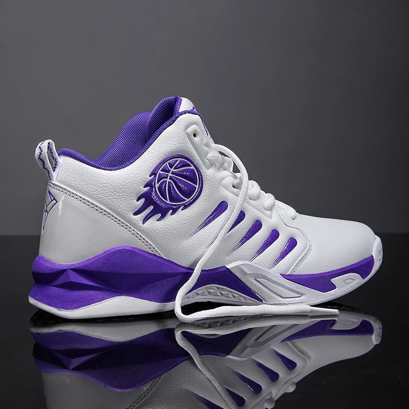 Men's Basketball Shoes Breathable Non-Slip Sneakers/Fashionable Sports Comfortable Running Shoes