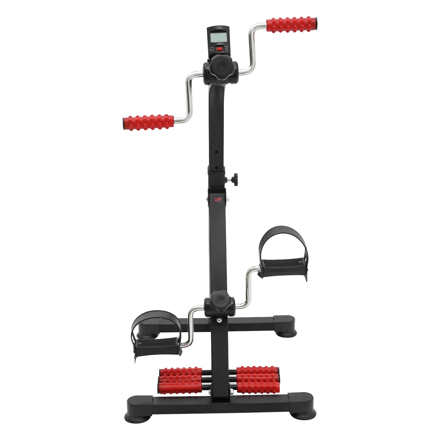 Bike Pedal Exerciser Height/Intensity Adjustable Portable Physical Therapy/Tool Leg Pedal Training Equipment Space Saving