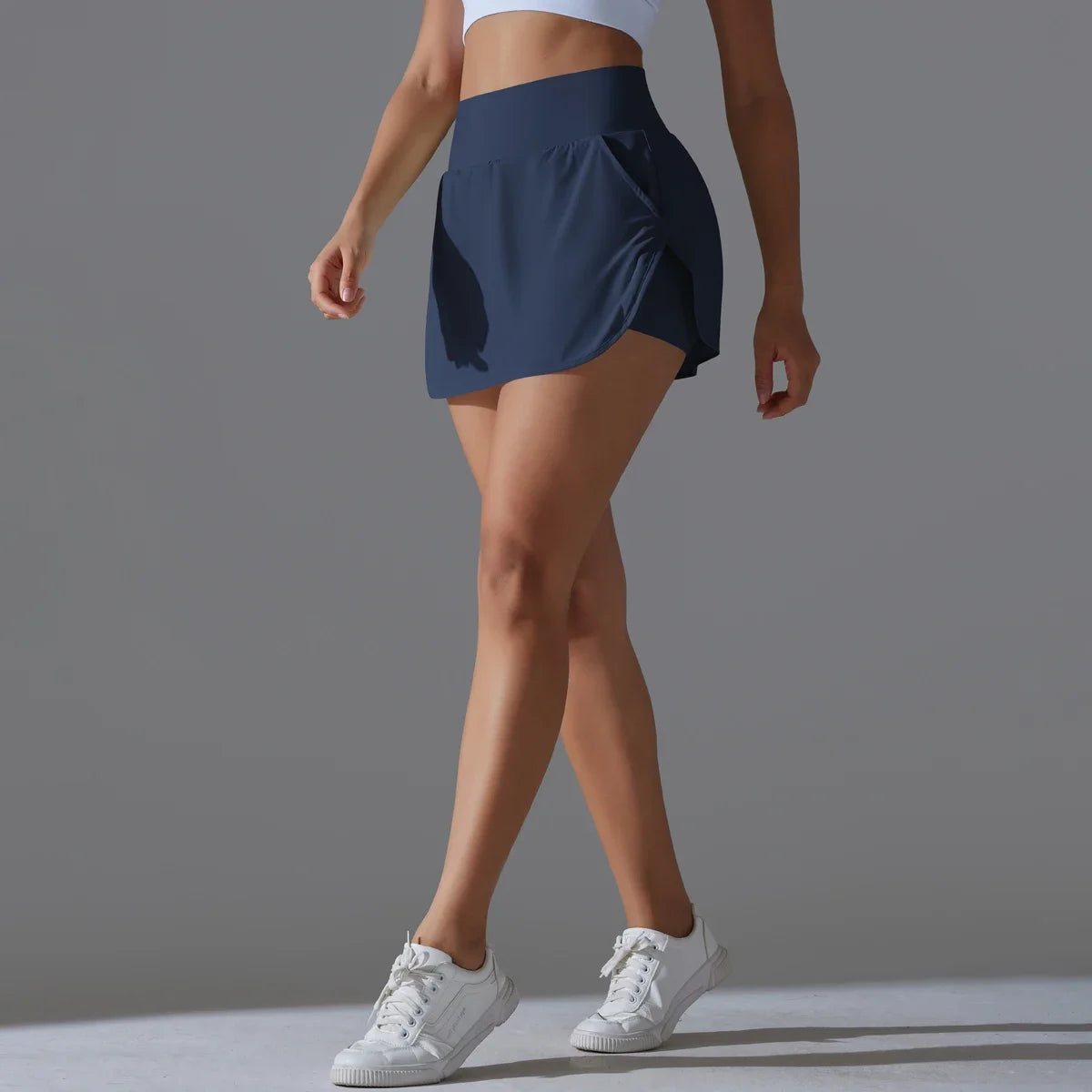 Outdoor Sports Yoga Skirt Badminton Tennis Skirt High Waist/Breathable Sweat Skirt Active Athletic Yoga Fitness Skirt Short