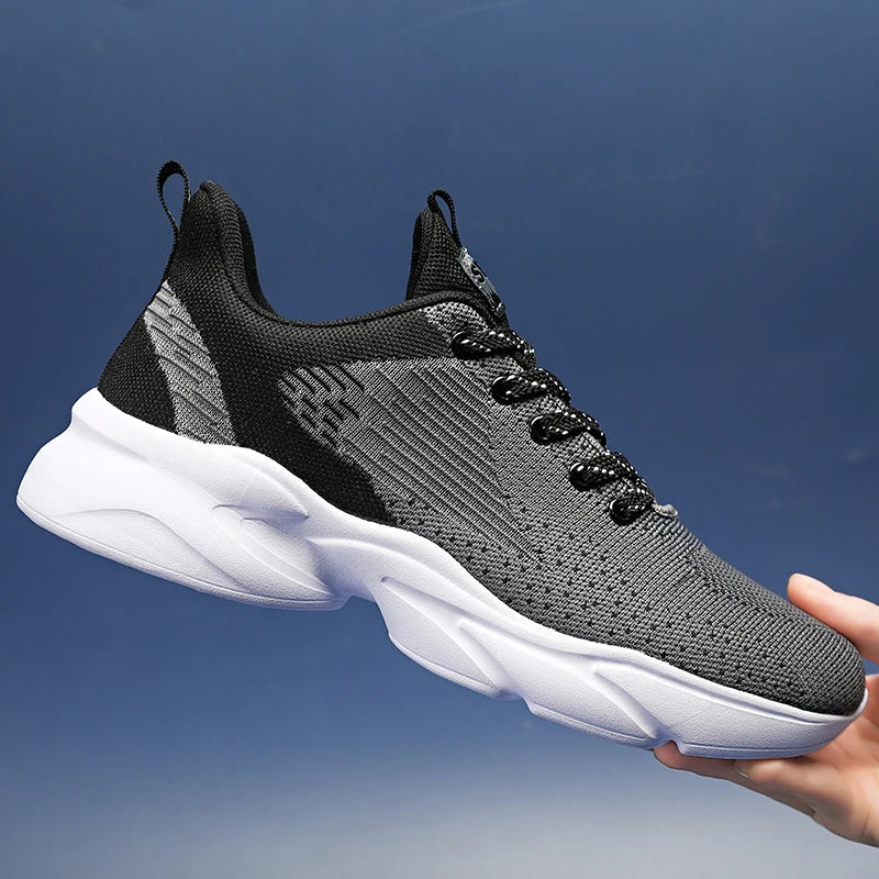 MAEDEF Men's Casual Shoes Summer Sneakers Breathable/Mesh Running Shoes Lightweight Walking Shoes Men Anti Slip Comfortable