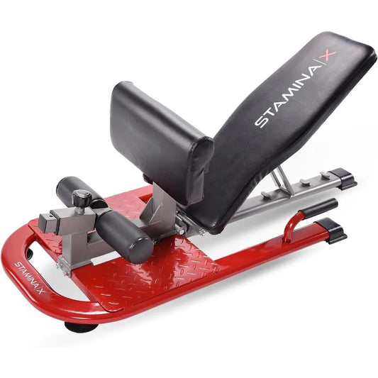 X 4-in-1 Fitness Bench Adjustable Weight and Foldable Exercise Bench/Roman Chair with Smart Workout App Up to 250 lbs Weight Limit