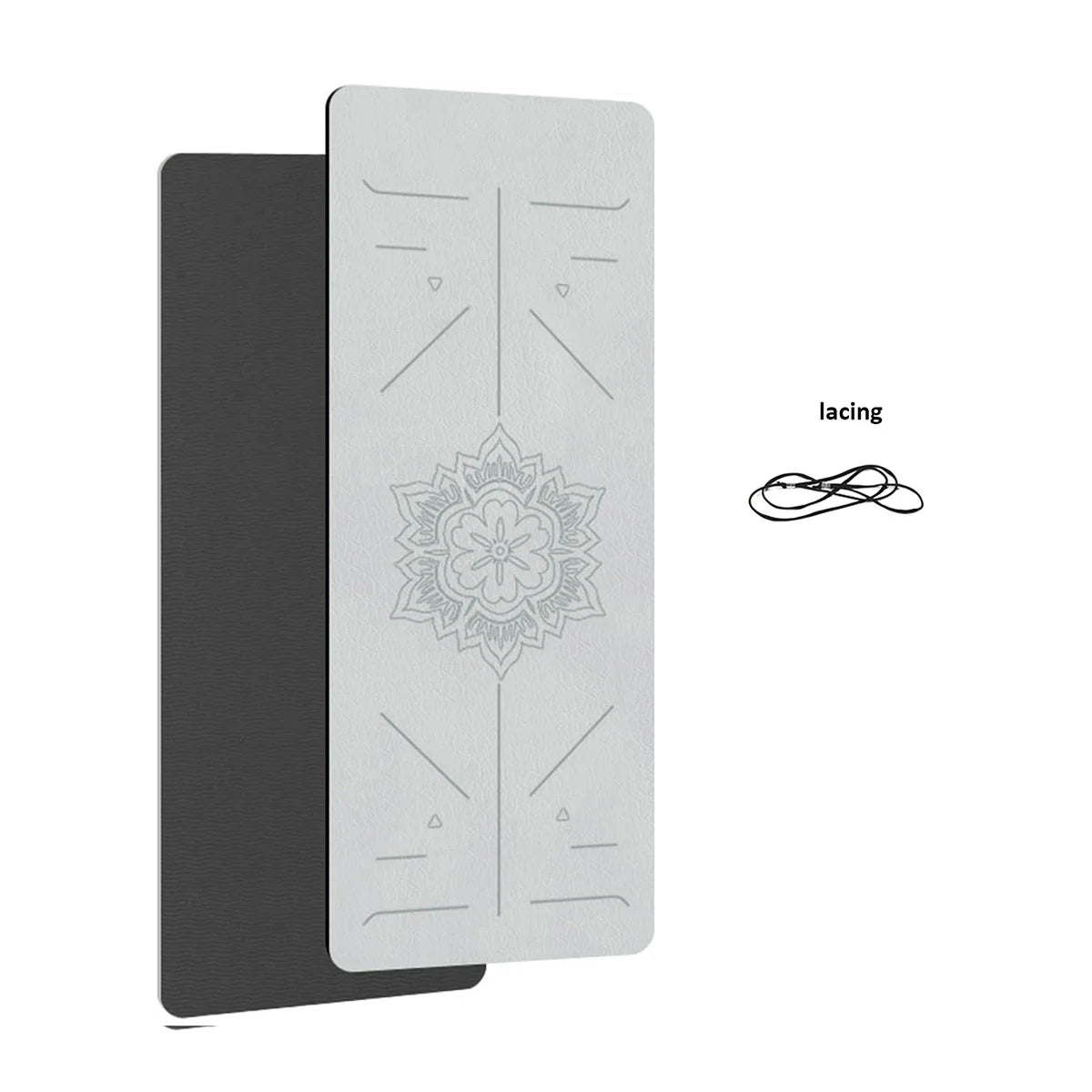 TPE Yoga mat home fitness/non-slip sports mat guide line Exercise Yoga Mats