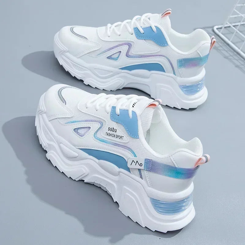 2025 Sneakers Women Platform Flat Shoes Woman Shoes/Casual Trainers Ladies Chunky Sneakers Women Shoes