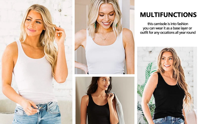 Fitness Workout Running Shirts Compression Shapewear/Tank Top for Women with Built in Bra Women's Padded Sports Bra