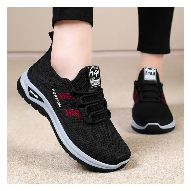Spring Fashion Women's Shoes High quality Anti slip and Wear resistant/Sports Shoes Mesh Breathable Walking Shoes Designer