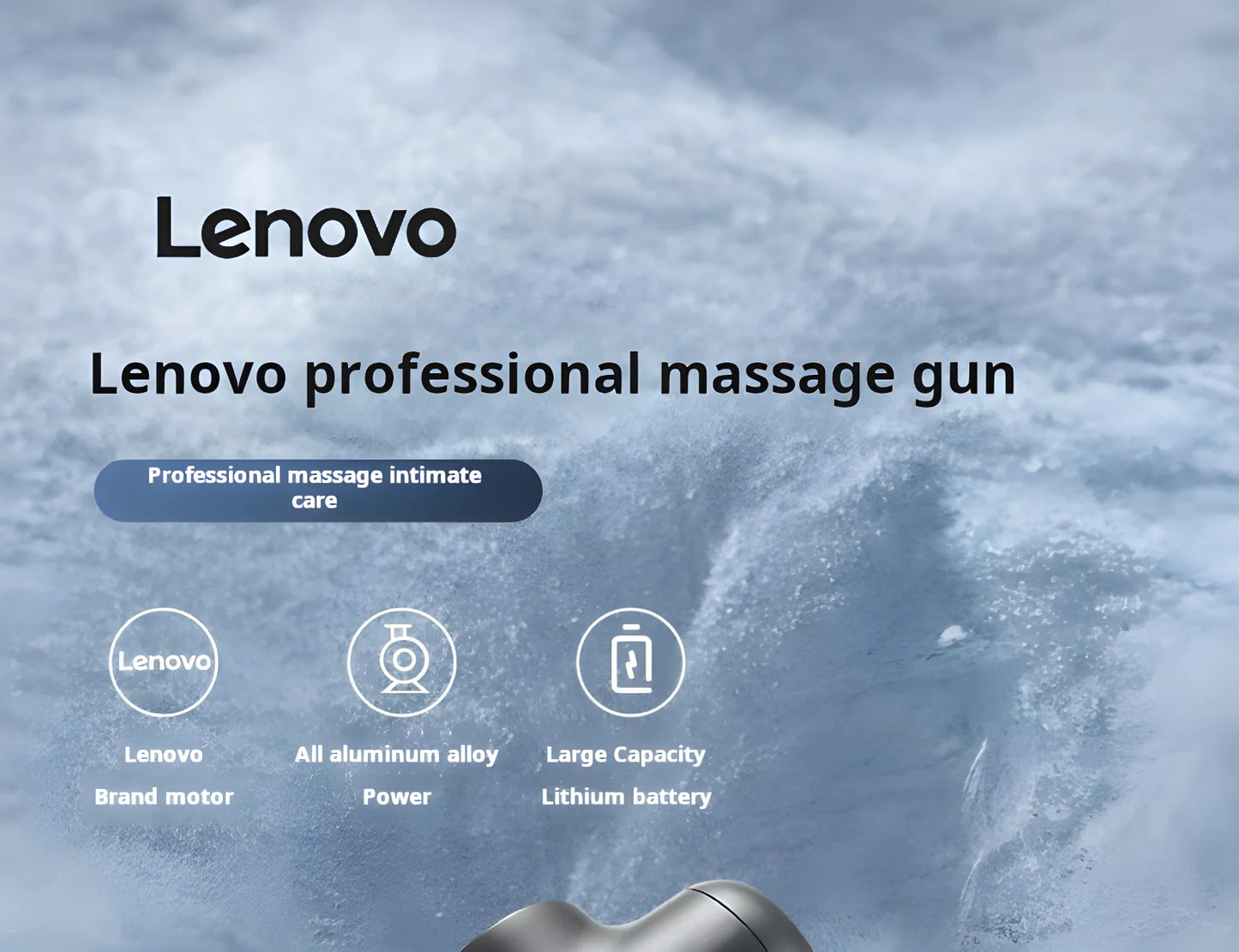Lenovo N2 N3 Muscle Relaxation Massager Genuine Brand Fascia Gun/6-8Massage Head Relieve Muscle Tension and Soreness Portable