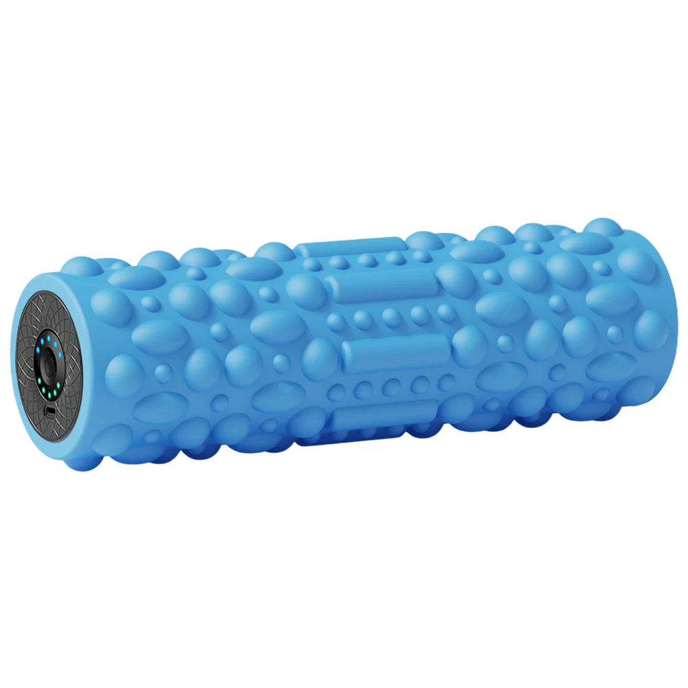 Electric Vibrating Foam Roller Exercise Roller Rechargeable/Muscle Roller 5 Modes Tissue Massager for Yoga Pilates
