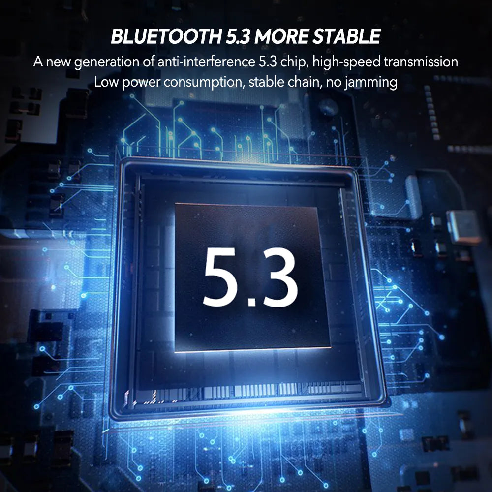 Mpow Q63 ANC Bluetooth 5.3 Wireless Earbuds/with Mic IPX7 Waterproof 200H Earphones