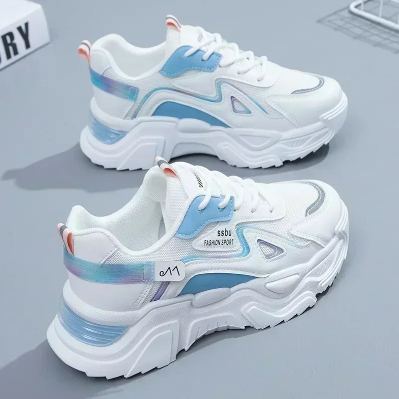 2025 Sneakers Women Platform Flat Shoes Woman Shoes/Casual Trainers Ladies Chunky Sneakers Women Shoes