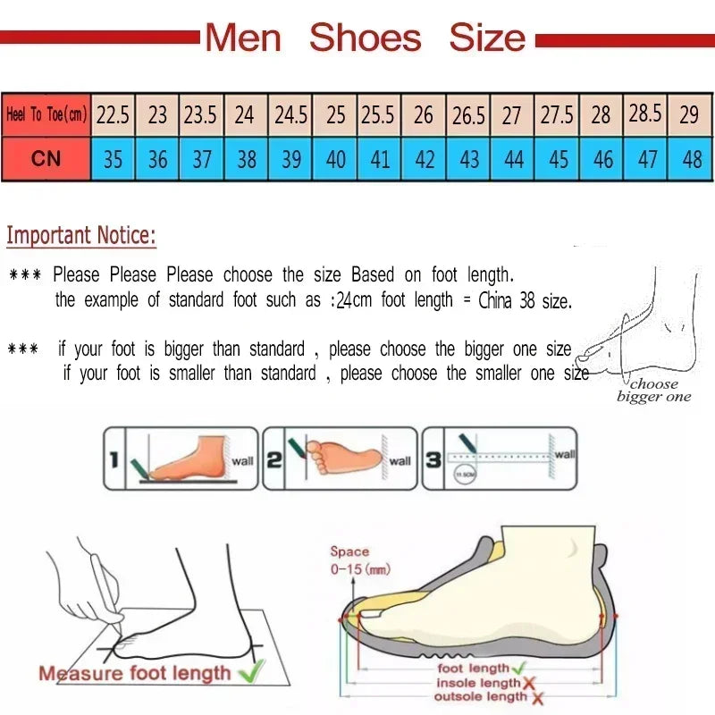 2025 New Men's Casual Shoes Men's Shoes Platform/Men's Sneakers Plus Size 43 44 Popular Shoes