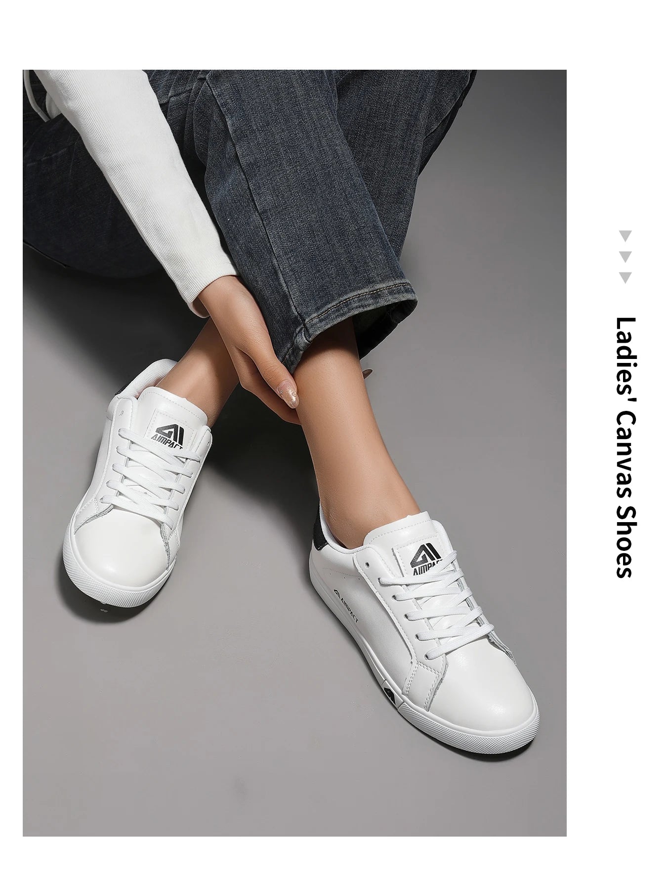 Women's High-Top Platform Sneakers w/Vulcanized Sole White Casual Sport Shoes/for A/W Seasons Streetwear & Daily Use Fashion