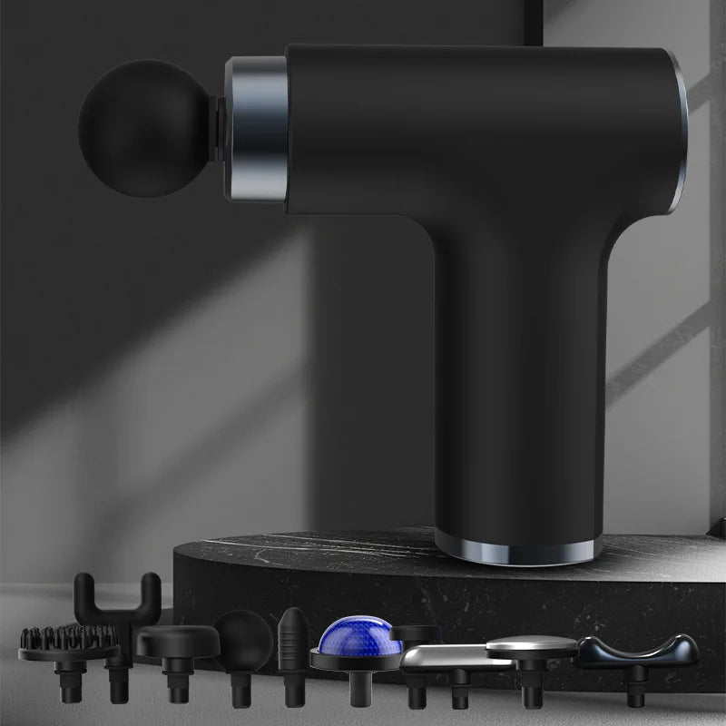 New Electric Powerful Percussive Mini Hot and Cold Massage Gun/Muscle Relaxation Home Portable Gym Use Fascial Massager Gun